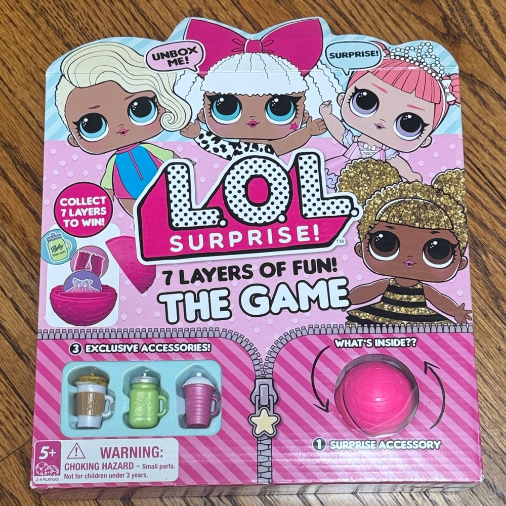 LOL Surprise Game 7 Layers of Fun NEW MGA Board Game Kids Family Gift Toy